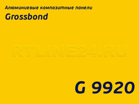 Желтый 9920 /GROSSBOND/3 мм * 0,3 / 1,22 x 4 м