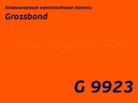 Оранжевый 9923 /GROSSBOND/3 мм * 0,3 / 1,5 x 4 м