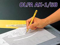 Нож OLFA | AK-1/5B | перьевой | лезвие 6 мм