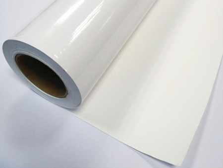 Белая   глянцевая пленка / Norma -100 /   1,52*50 м