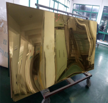 Зеркальное оргстекло золото 3 мм ПММА 0027 XT 2,03 х 3,05 м