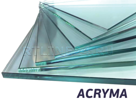 Оргстекло прозрачное Acryma 2 мм 2,05 х 1,52 м для защитных экранов и перегородок