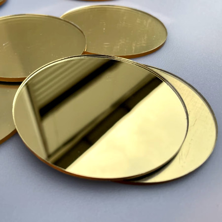 Зеркальное оргстекло золото 3 мм ПММА 0027 XT 2,03 х 3,05 м