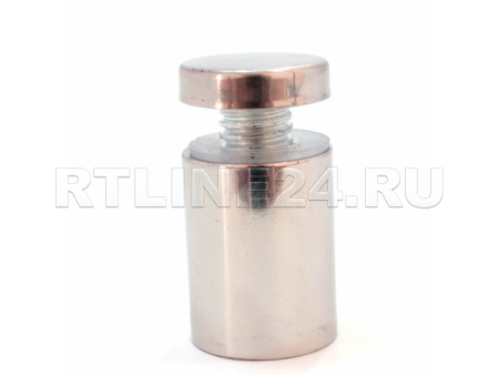 дистанц. держатель стальной 19*25 (цвет.  никель)