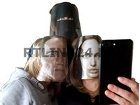 Защитный экран для лица с изображением Анджелины Джоли CV-03 AJ / Angelina Jolie