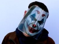 Защитный экран для лица с изображением Джокер CV-03-JK