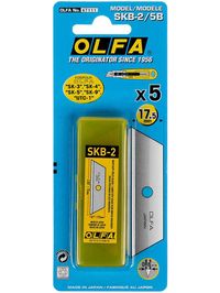 17.5 мм | Лезвия OLFA | OL-SKB-2-5B | трапециевидные | 5 шт